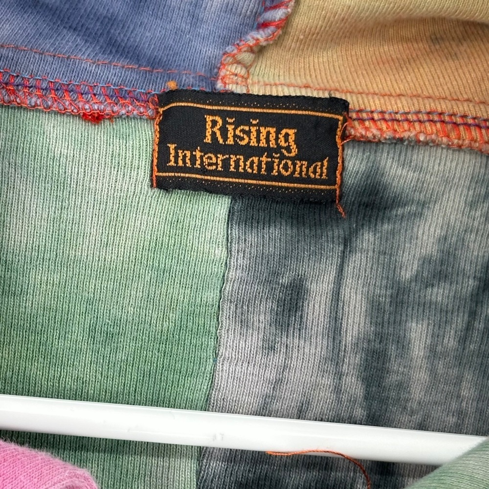 Rising International Womens Patchwork Zip Up Hood… - image 4